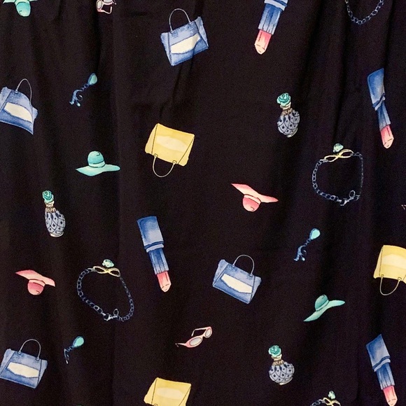 Final Sale💥fashion print bell sleeve dress - Picture 3 of 4